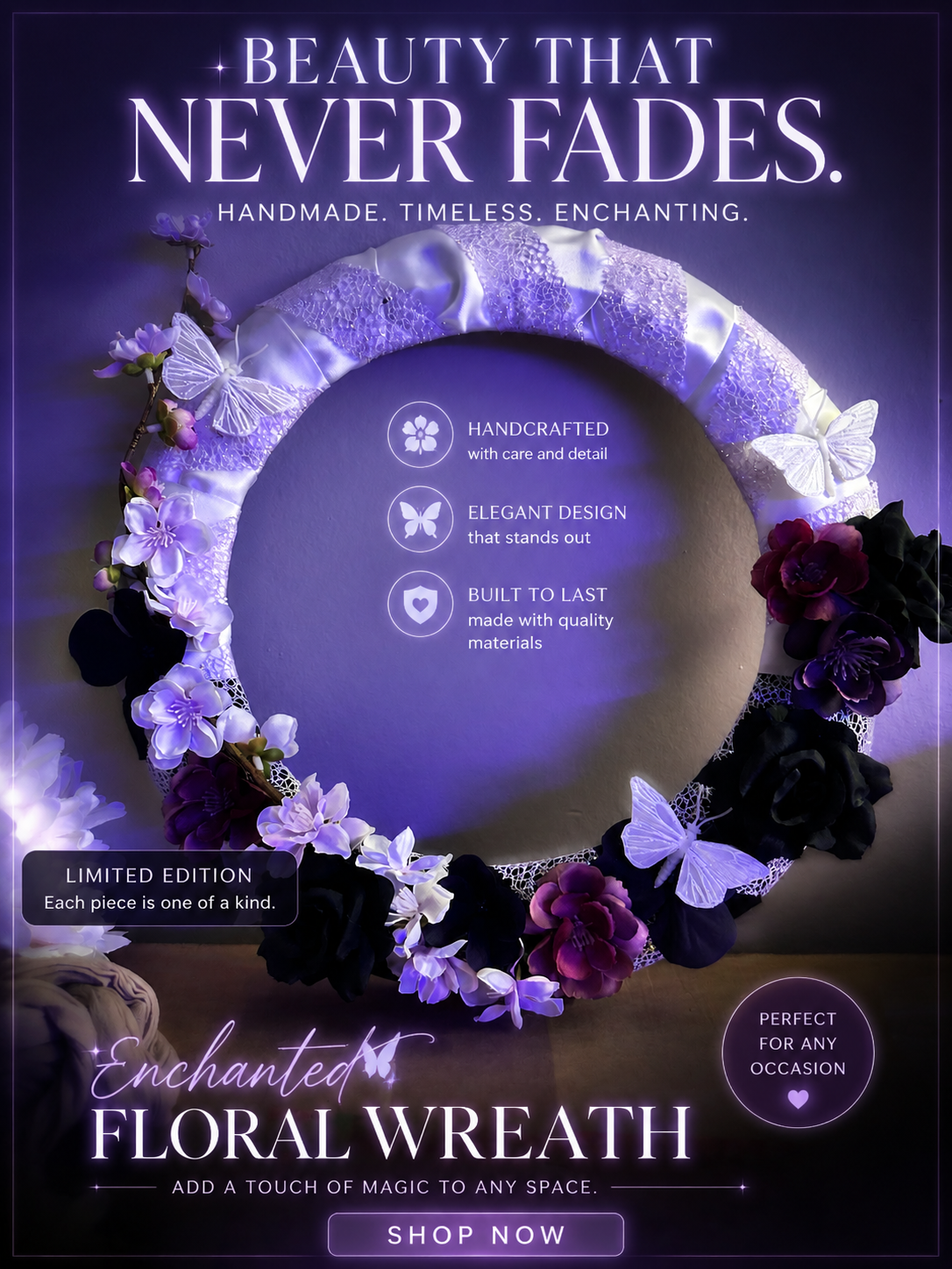 Enchanted Floral Wreath